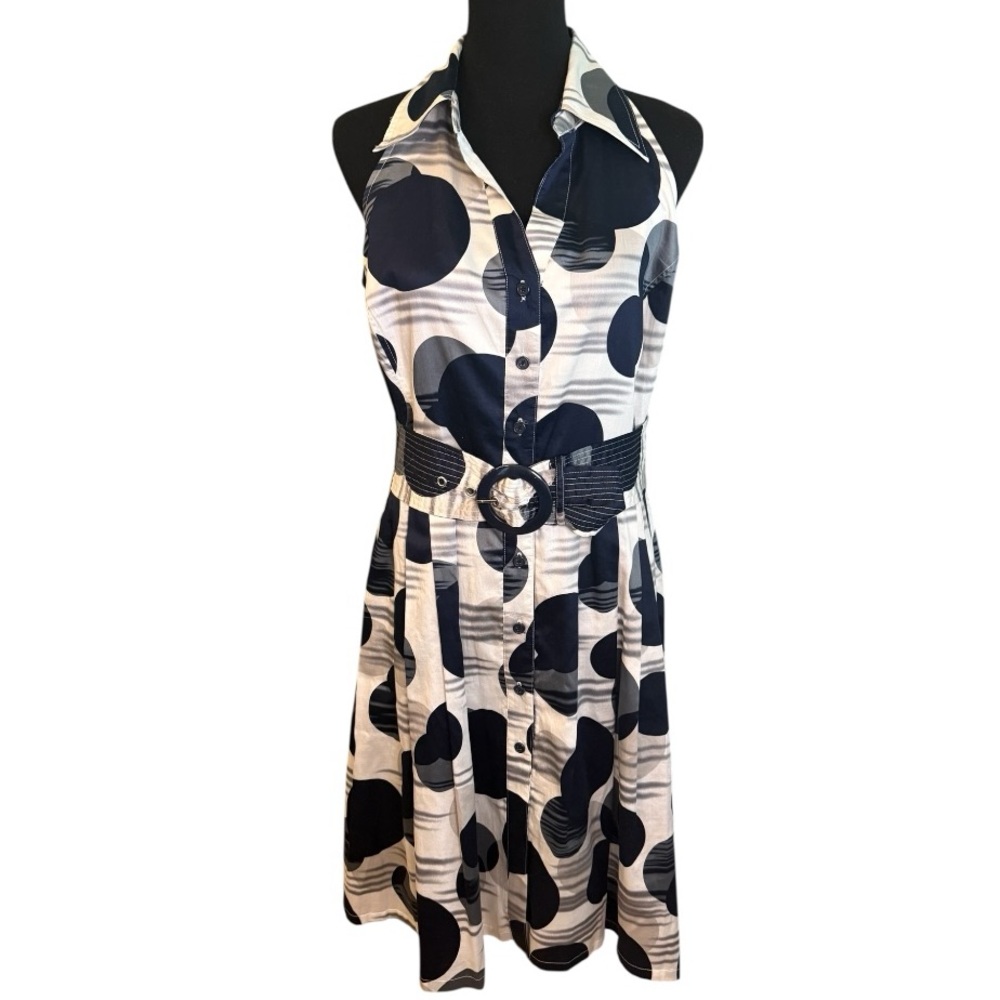 Vintage Linea Domani geometric pattern Dress Size 12